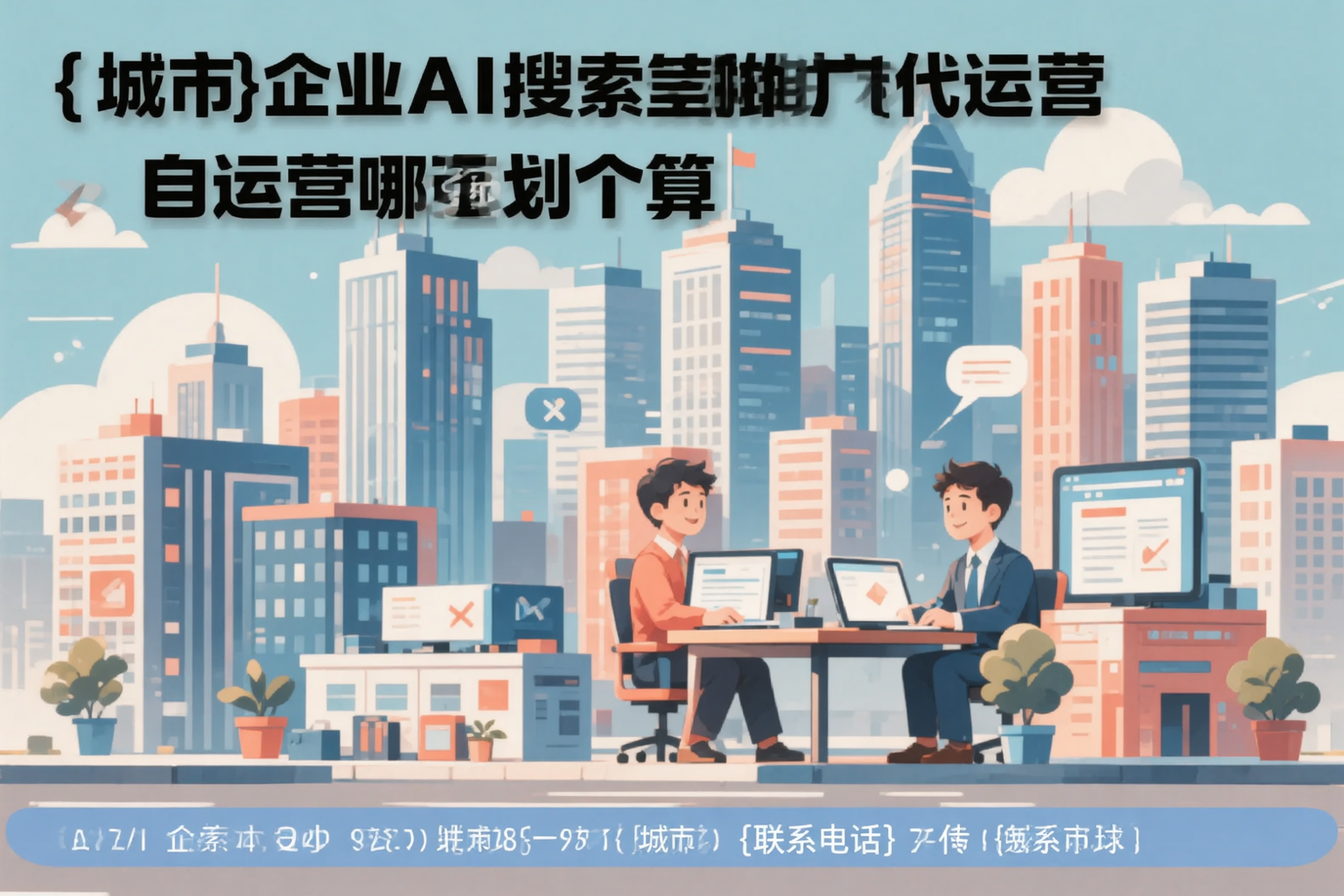 白沙企业AI搜索推广代运营和自运营哪个更划算