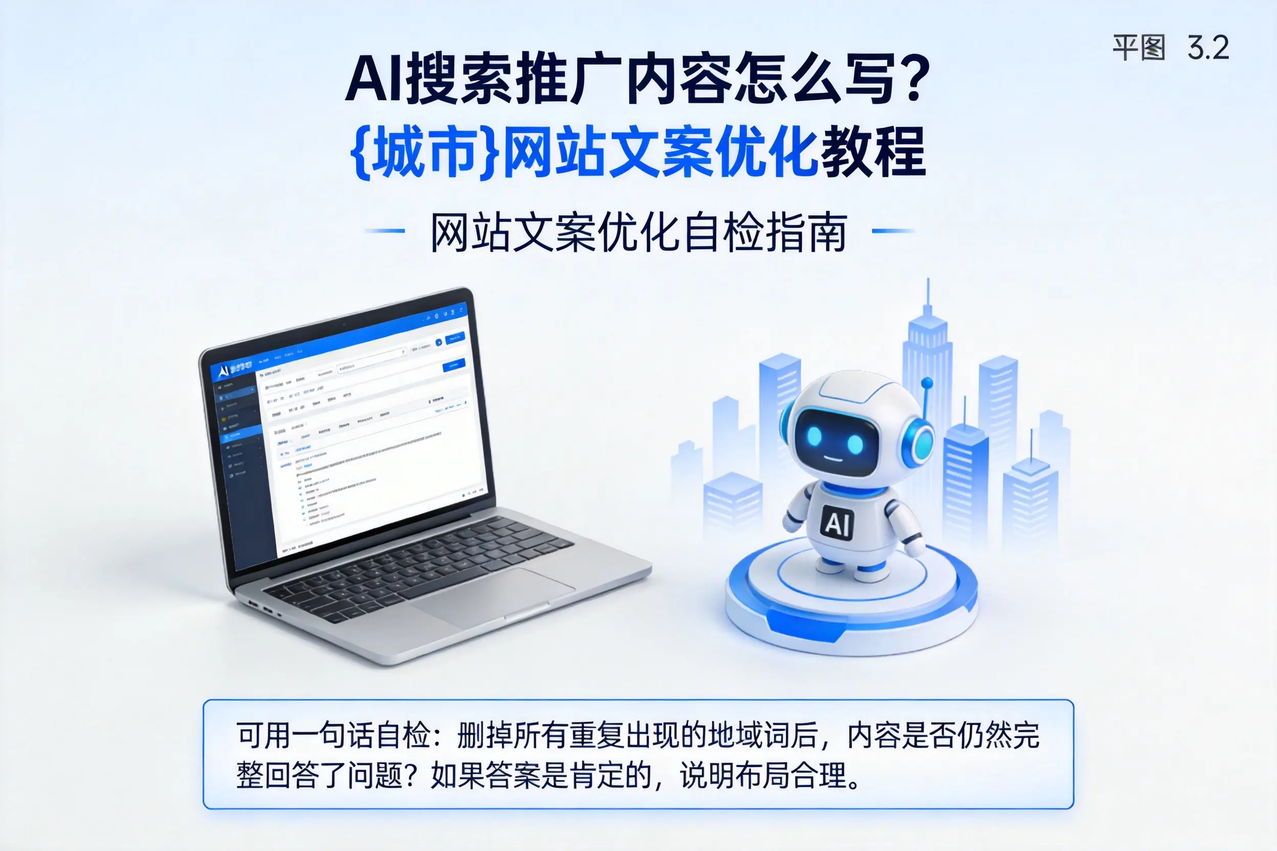 AI搜索推广内容怎么写？白沙网站文案优化教程