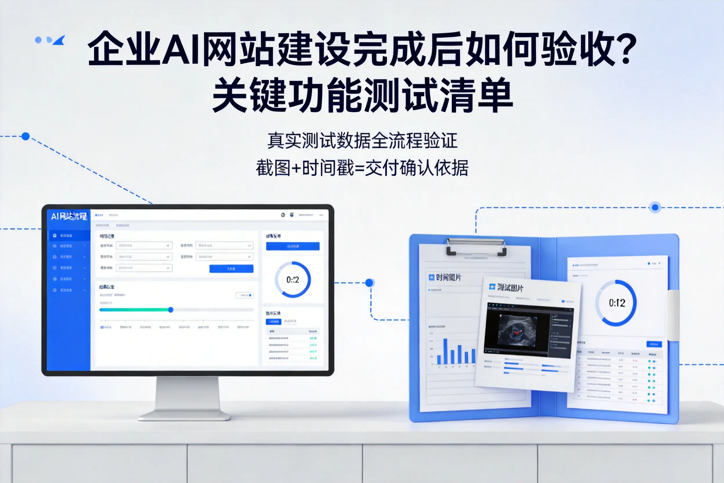 白沙企业AI网站建设完成后如何验收？关键功能测试清单
