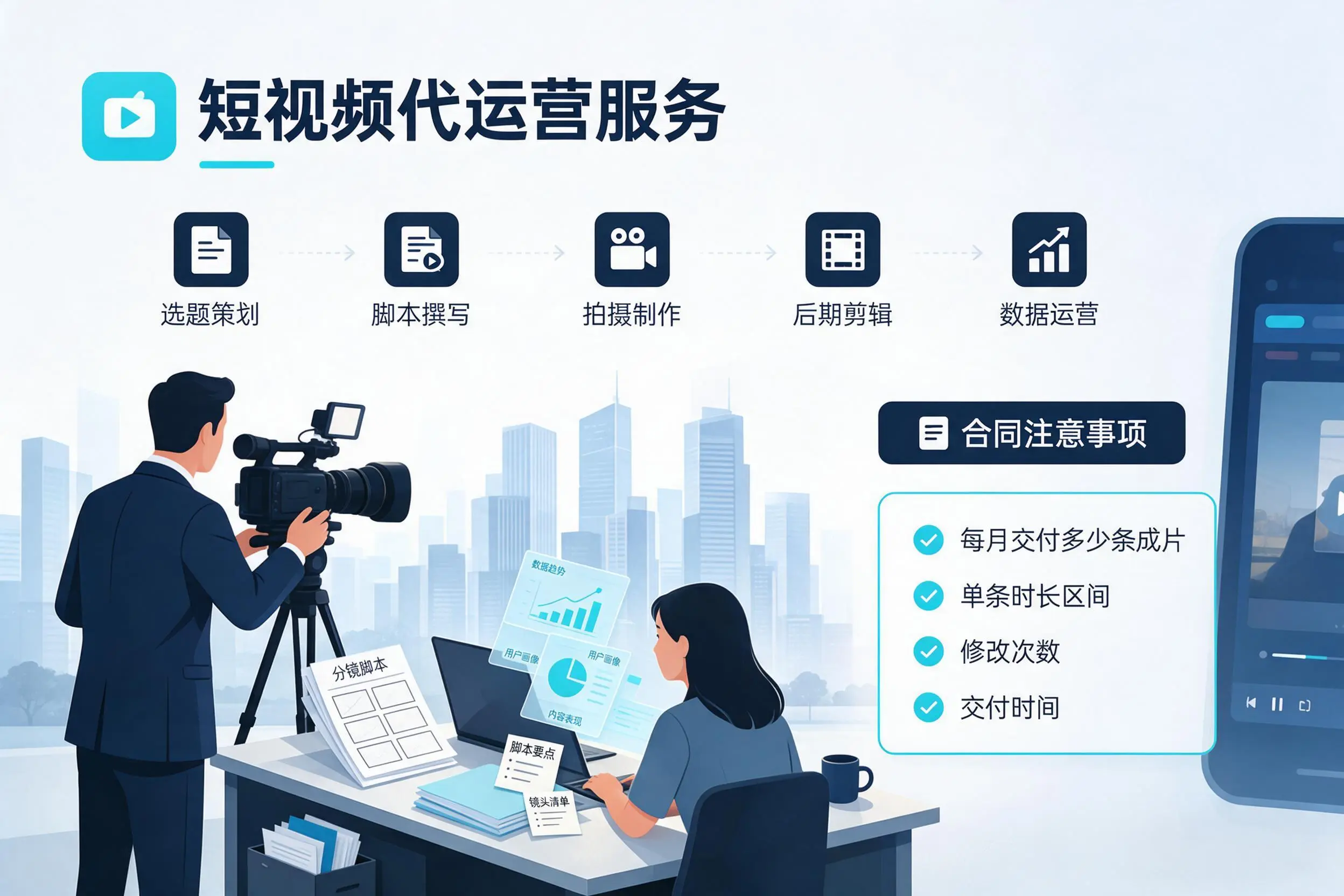 短视频代运营包含哪些服务？白沙企业常见问题科普