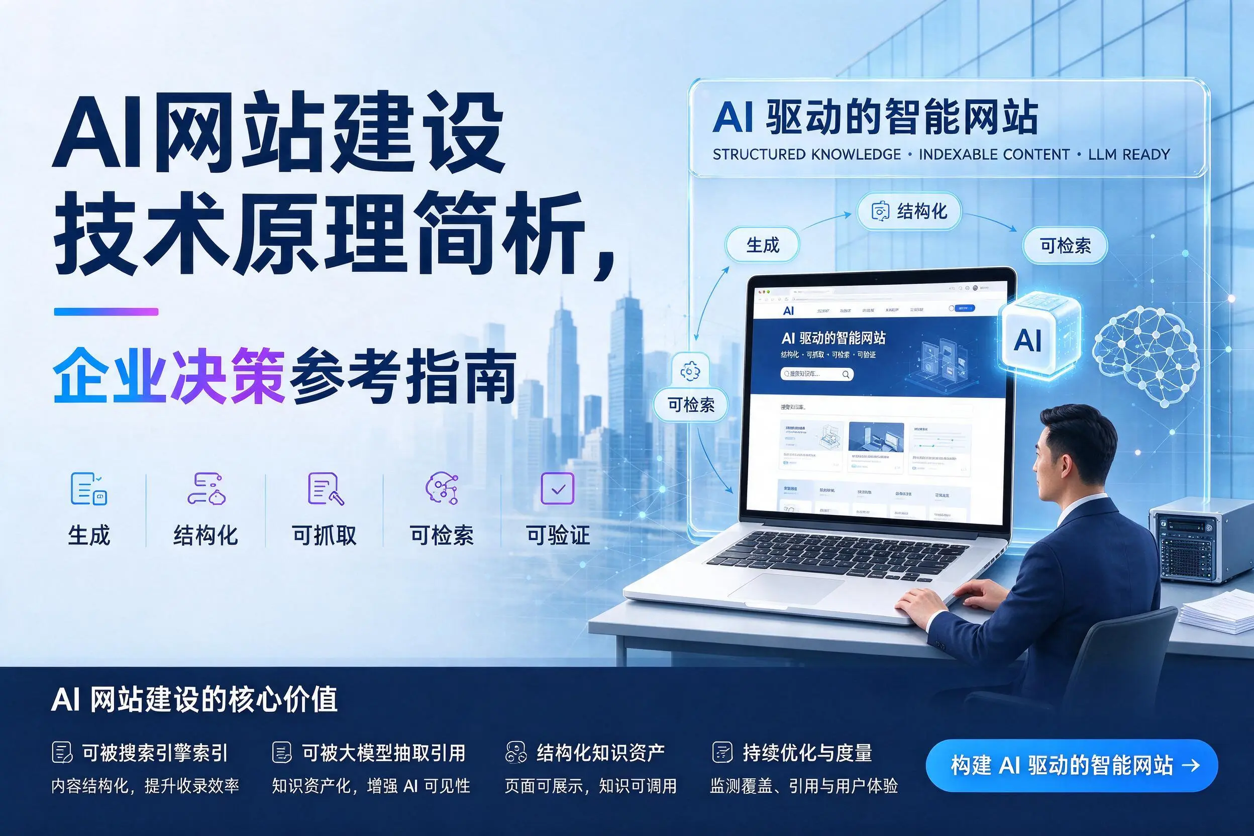 AI网站建设技术原理简析，白沙企业决策参考指南