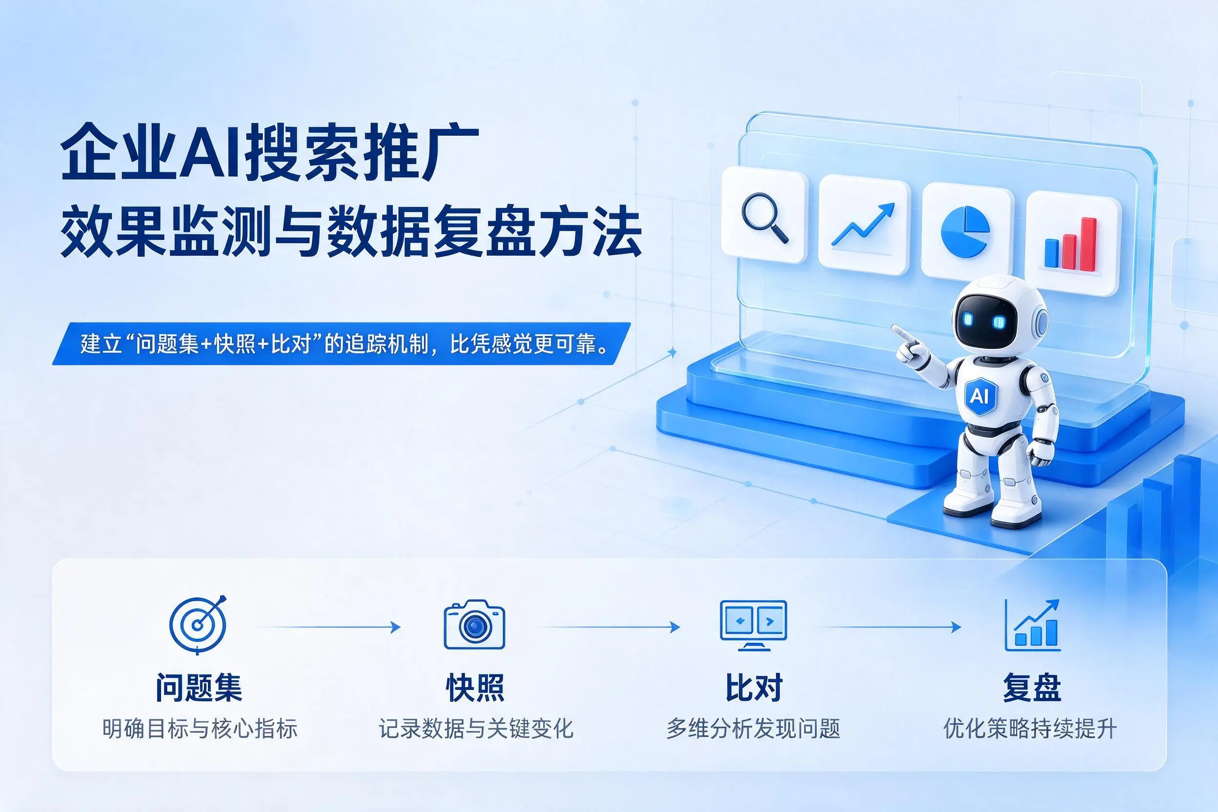 白沙企业AI搜索推广效果监测与数据复盘方法